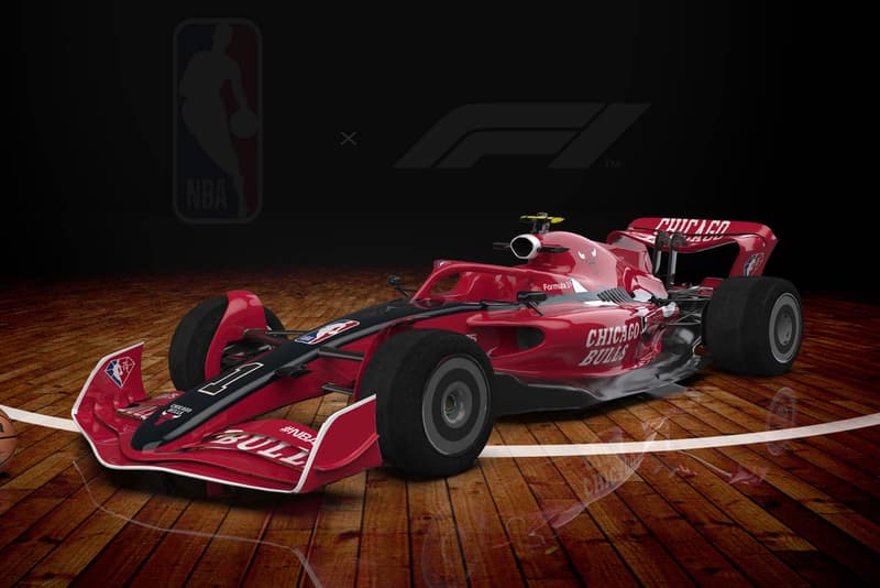 NBA Formula 1 75th Anniversary Season content promotion partnership news