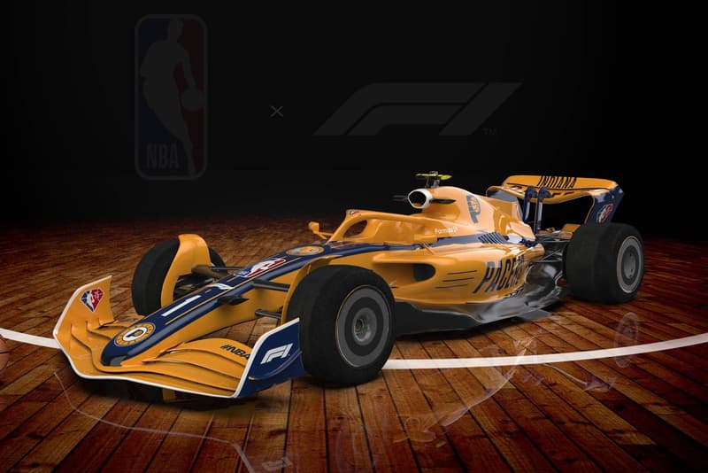 NBA Formula 1 75th Anniversary Season content promotion partnership news