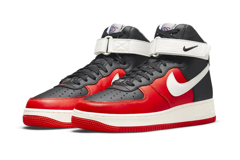 nike air force one high red