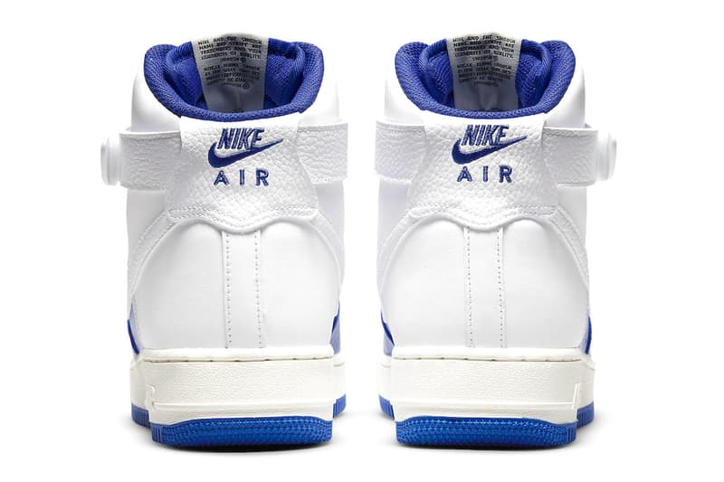 NBA x Nike Air Force 1 "Hyper Royal" Royal Blue/White Black/Red DC8870-100 DC8870-001 "75th Anniversary" Diamond Anniversary Release Info