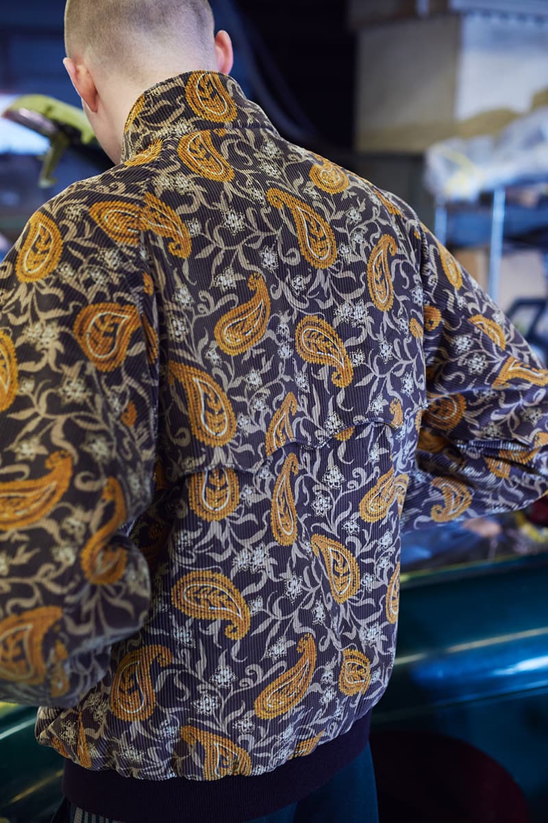 needles baracuta paisley corduroy g9 iconic steve mcqueen jacket collaboration british japanese collection 