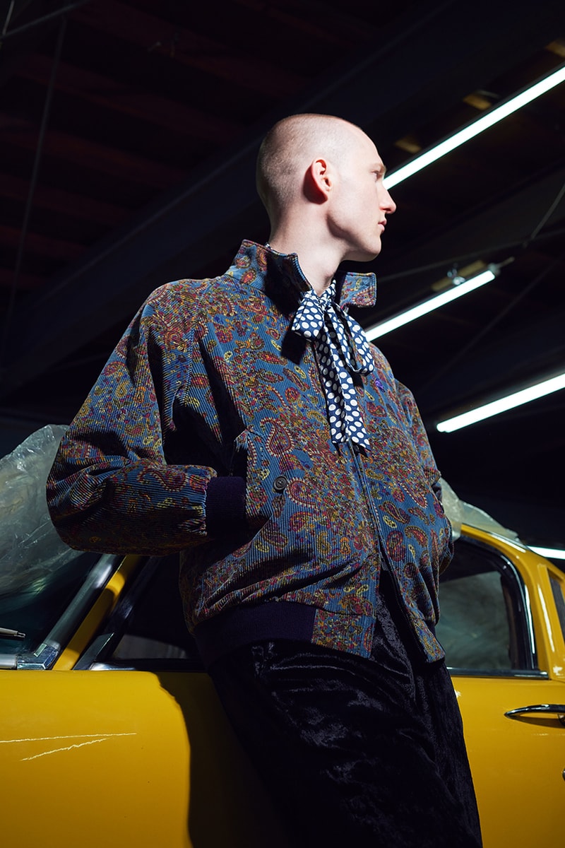 needles baracuta paisley corduroy g9 iconic steve mcqueen jacket collaboration british japanese collection 