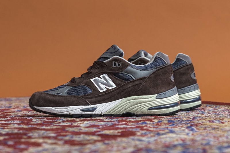 New Balance 991 Made in U.K. Brown Navy Suede Nubuck England Flimby M991BNG Retro Release Information Drop Date Closer First Look
