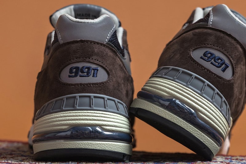 New Balance 991 Made in U.K. Brown Navy Suede Nubuck England Flimby M991BNG Retro Release Information Drop Date Closer First Look