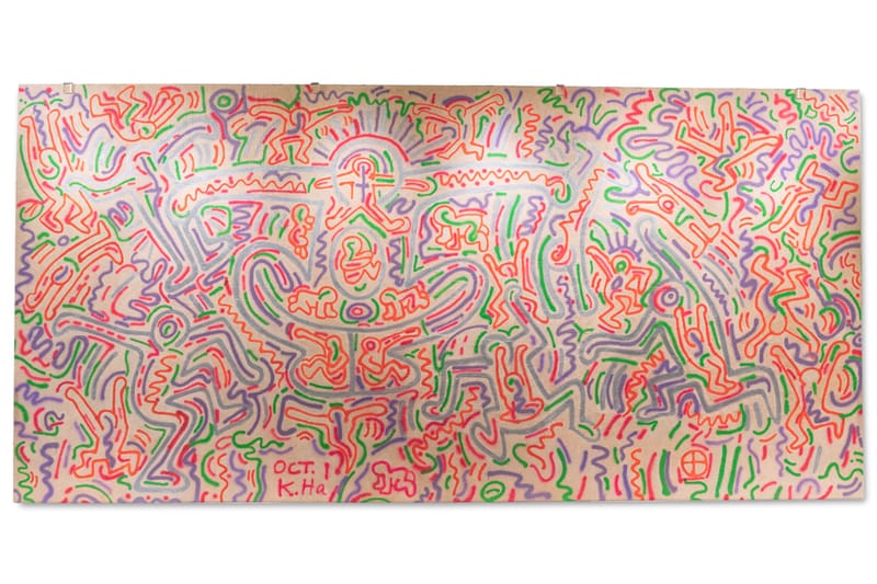 A Rare Keith Haring Mural Will Exhibit at the New York City Center