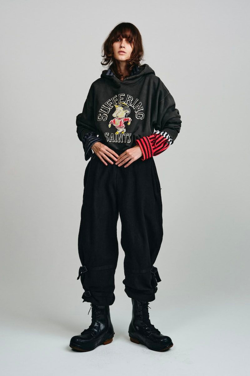 NEXUSVII Reveals 20th Anniversary FW21 Collection Lookbook Tomohiro Konno GIMME FIVE Dickies LOOPWHEELER Converse Disney puffer parka letterman jacket heavy outwear zipper pants release