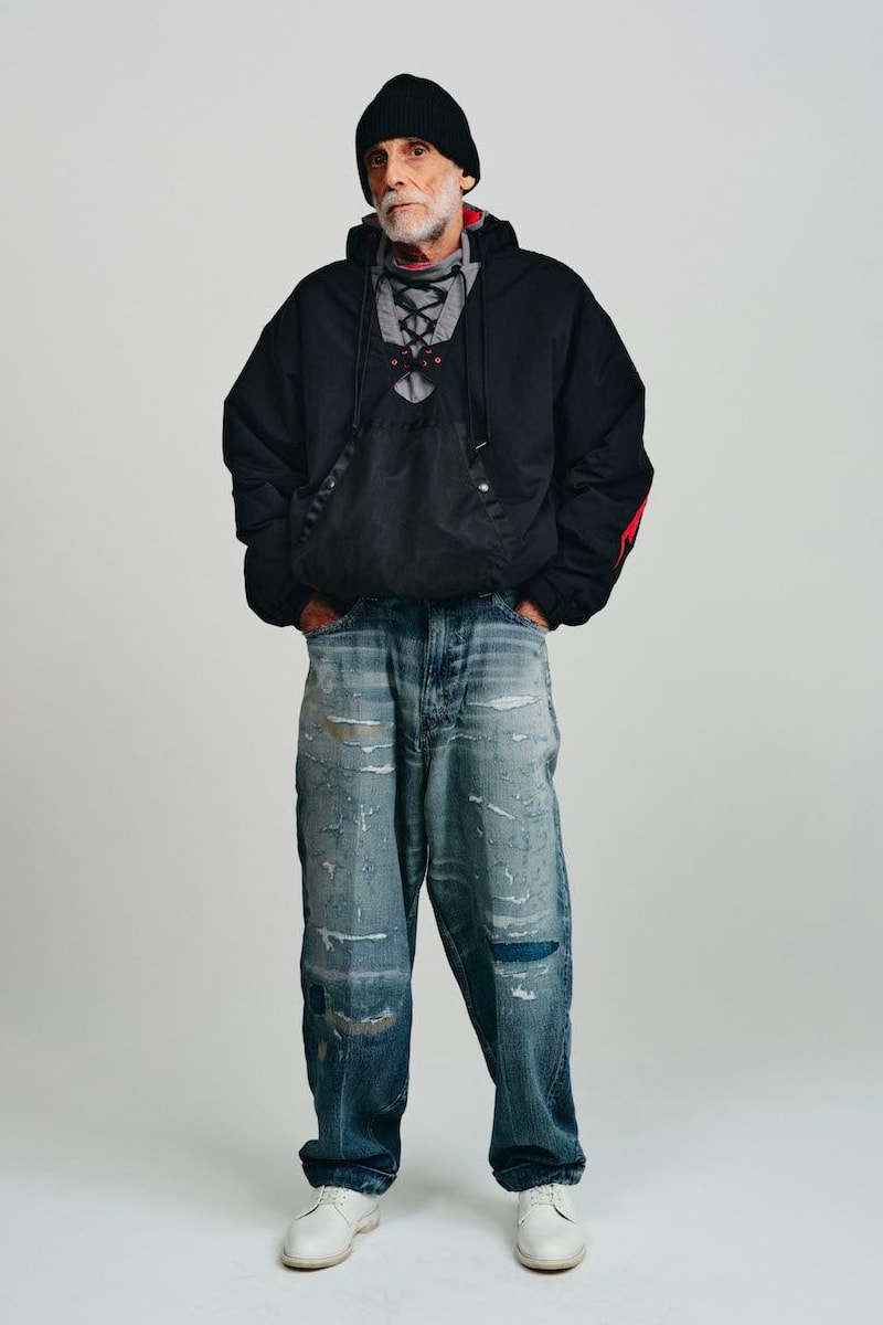 NEXUSVII Reveals 20th Anniversary FW21 Collection Lookbook Tomohiro Konno GIMME FIVE Dickies LOOPWHEELER Converse Disney puffer parka letterman jacket heavy outwear zipper pants release