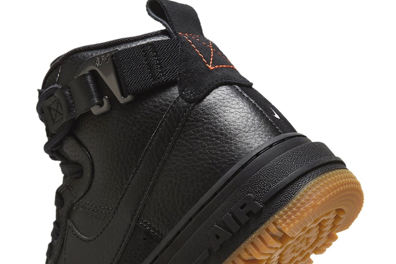 Nike Air Force 1 High Utility 2.0 in "Black Gum" Release Date footwear sneakers swoosh leather mesh suede black white Gum Red Brown orange