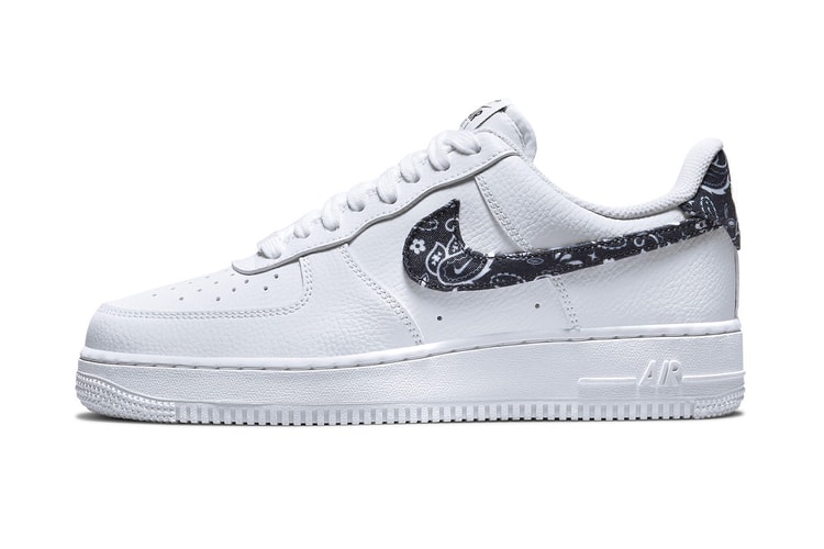 Take an Official Look at the Nike Air Force 1 Low "Black Paisley"