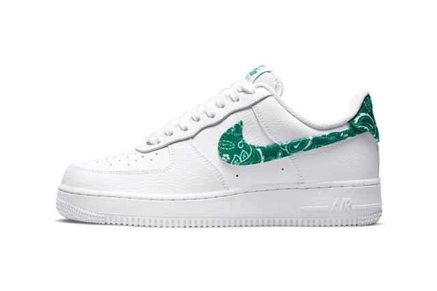 The Nike Air Force 1 Low Also Receives a "Green Paisley" Colorway