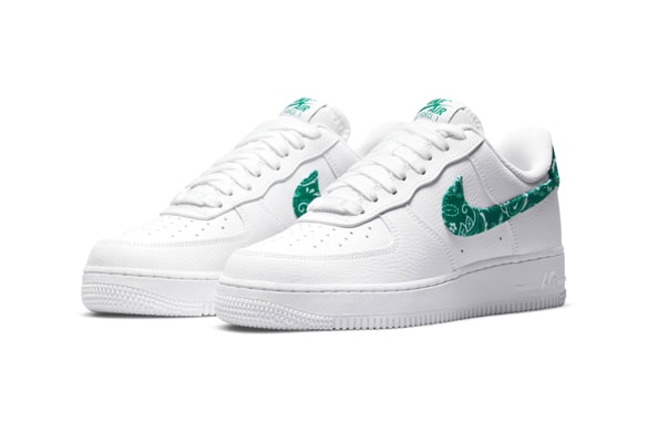 Official Look Nike Air Force 1 Low Green Paisley Release Info dh4406-102 retail release info price 