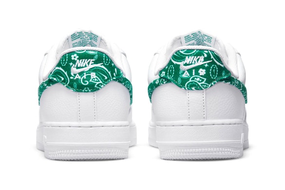 Official Look Nike Air Force 1 Low Green Paisley Release Info dh4406-102 retail release info price 