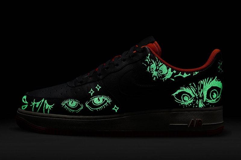 Nike Readies for Spooky Season With New Air Force 1 Low "Halloween" DC8891-001 nike air force 1 af1 footwear sneakers black orange