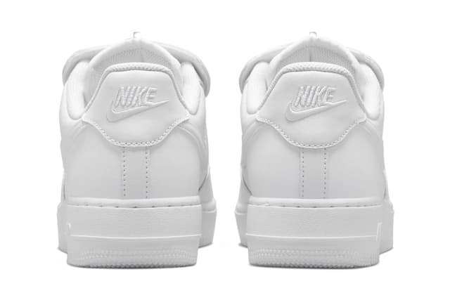 Nike Air Force 1 Low Shroud DC8875 100 metallic swoosh zippers white leather chrome eyestay rubber sneakers release info