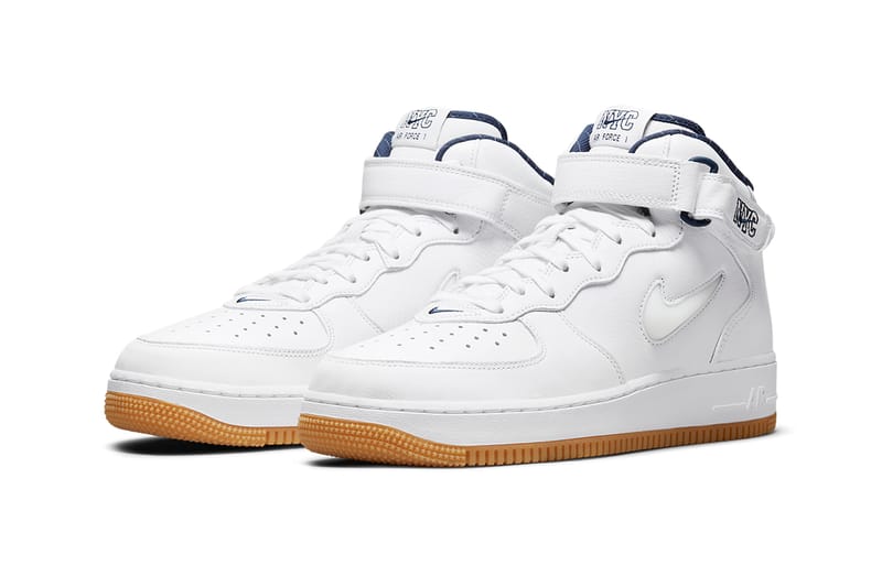 navy blue air force 1 mid