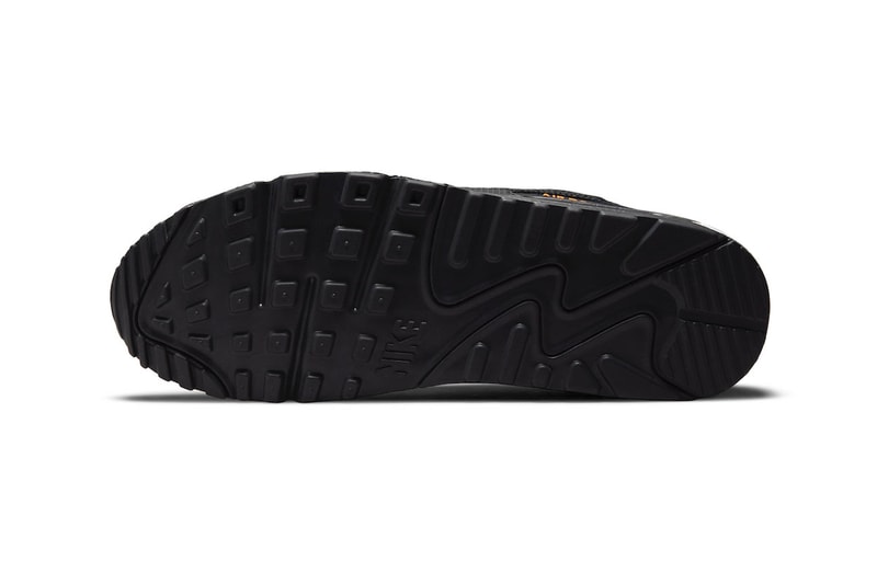 Nike Air Max 90 DR5642-001 Release Date 3D swooshes footwear sneaker shoes leather mesh gray black orange