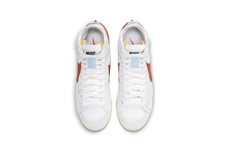 Nike Blazer Mid '77 Jumbo White/White/Sail/Dark Russet Style: DD3111-101 White/White/Sail/Black Style: DD3111-100 Release Information Swoosh Drop Date Closer First Look