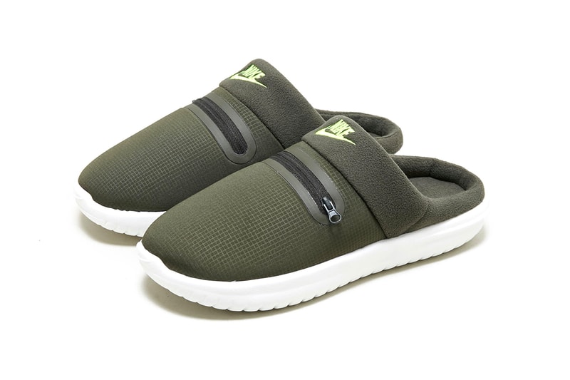 Nike Burrow Khaki Military Green DC1456-300 size? Release Information Drop Date Closer First Look New Cozy Slipper Indoor Outdoor FW21 Fall Winter 2021 Offline ACG Air Deschutz 