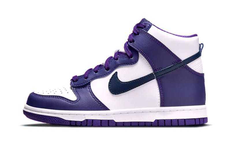 purple white and blue nikes