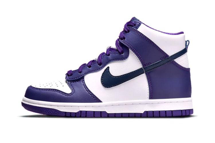 Nike Binds Its Dunk High in a Navy and "Court Purple" Colorway