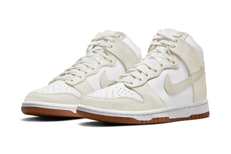 Nike Dunk High Surfaces With "Sail" Uppers and Gum Bottoms