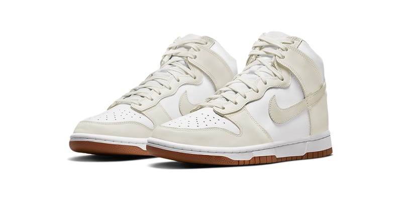 nike dunk high sail grey