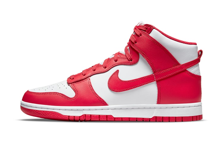Official Images of the Nike Dunk High "University Red"
