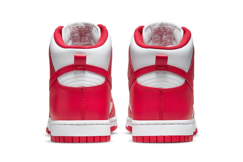 nike dunk high university red white DD1399 106 release date info store list buying guide photos price 