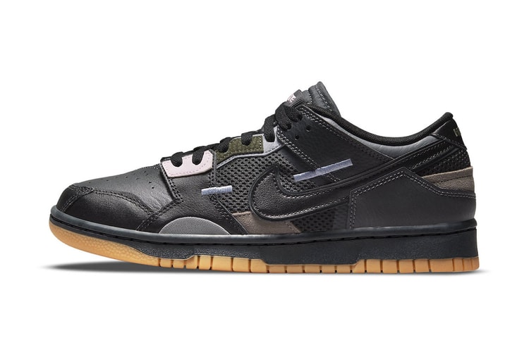 Nike Patches up the Dunk Low Scrap in "Black Gum"