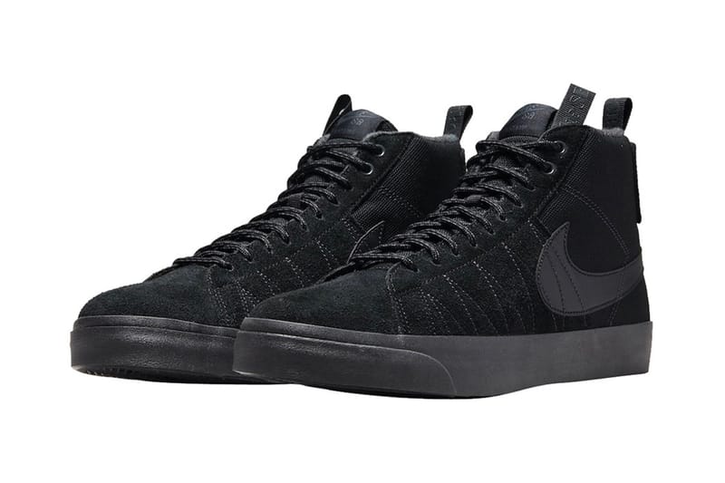 nike blazer mid triple black