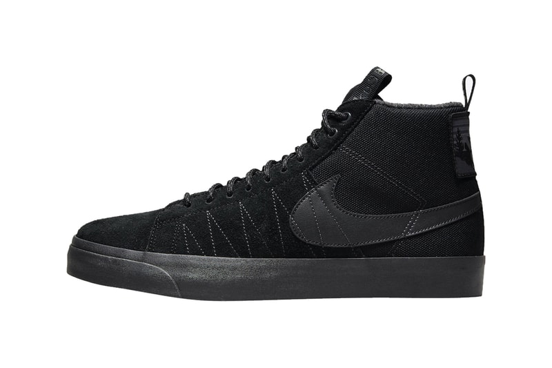 Nike SB Blazer Mid Premium Acclimate Pack Triple Black DC8903-002 Release Info