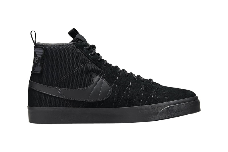 Nike SB Blazer Mid Premium Acclimate Pack Triple Black DC8903-002 Release Info