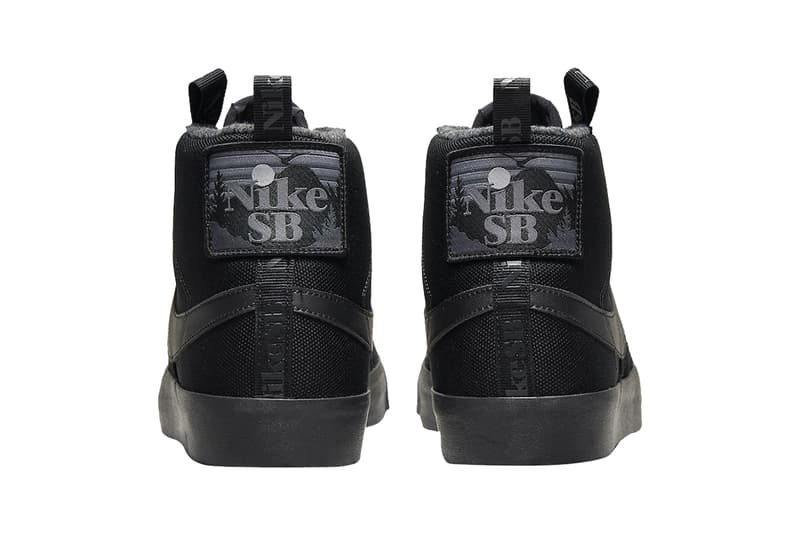 Nike SB Blazer Mid Premium Acclimate Pack Triple Black DC8903-002 Release Info