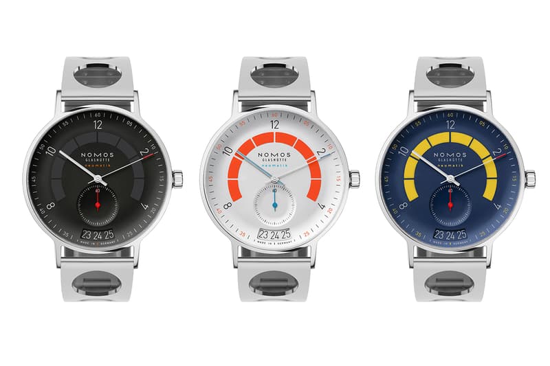 Nomos Revisits Its Autobahn With Three Striking Color Combinations And a Solid Racing Bracelet