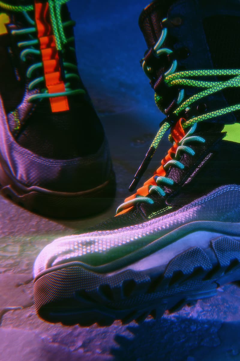 The Shoe Surgeon x Oakley Coyote Boot Collab release information black neon laces