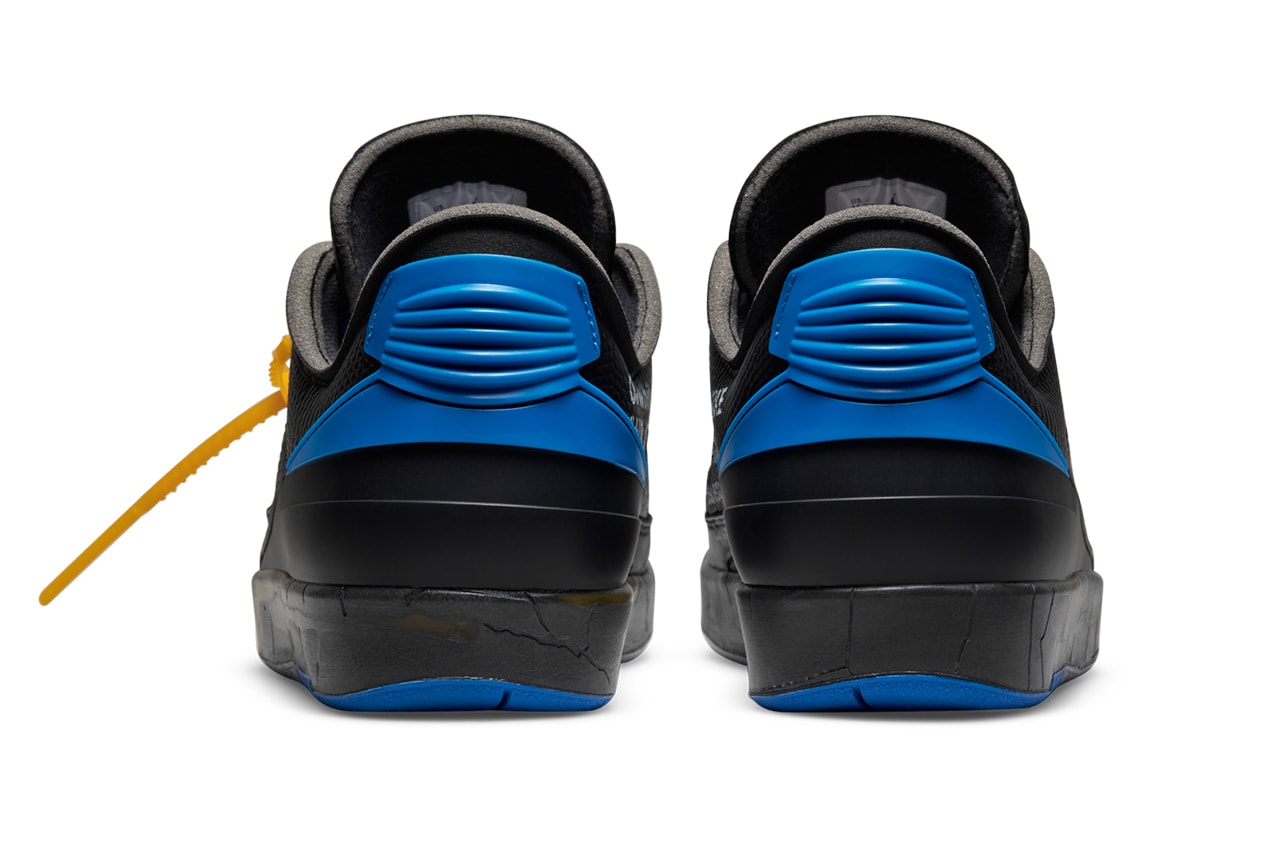 Off-White™ x Air Jordan 2 Low "Black/Blue"