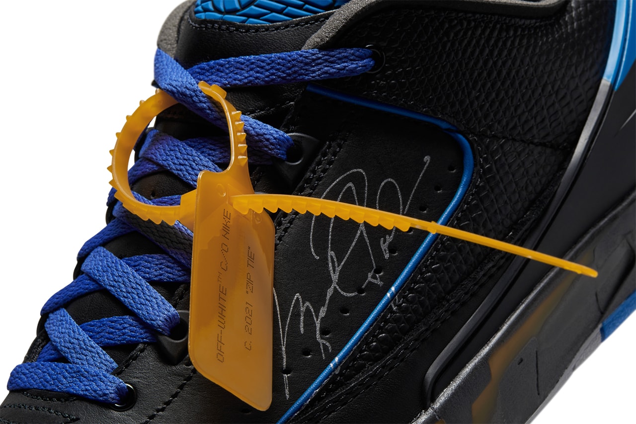 Off-White™ x Air Jordan 2 Low "Black/Blue"