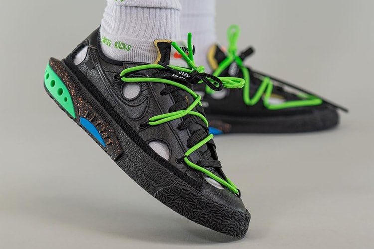 On-Foot Look at the Off-White™ x Nike Blazer Low in Black