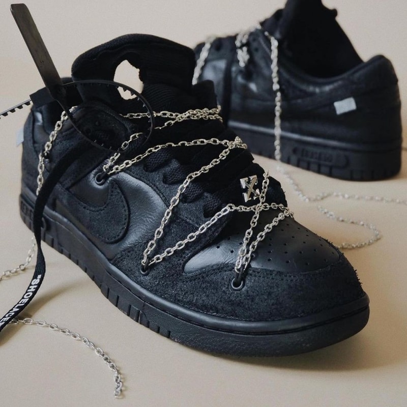 Off-White™ Nike Dunk Low The 50 Custom Highlight Series ant.kai Info Black