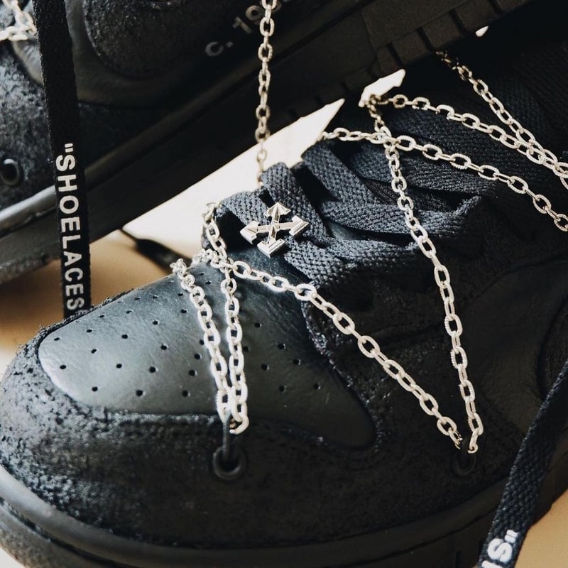 Off-White™ Nike Dunk Low The 50 Custom Highlight Series ant.kai Info Black