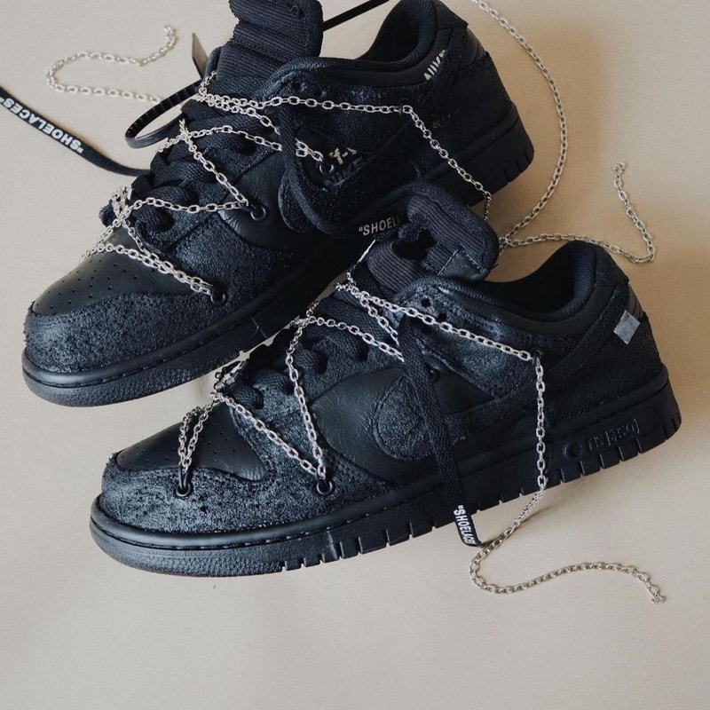 Off-White™ Nike Dunk Low The 50 Custom Highlight Series ant.kai Info Black