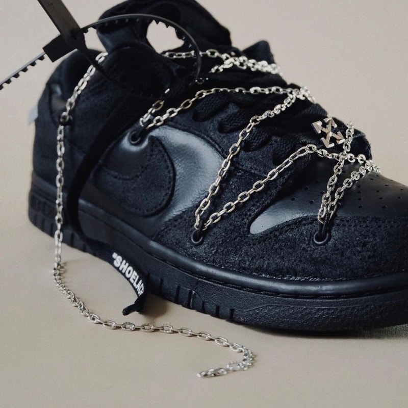 Off-White™ Nike Dunk Low The 50 Custom Highlight Series ant.kai Info Black