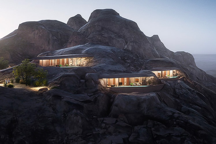 Oppenheim Architecture Excavates An Entire Mountain for Saudi Arabia's 'Desert Rock' Resort