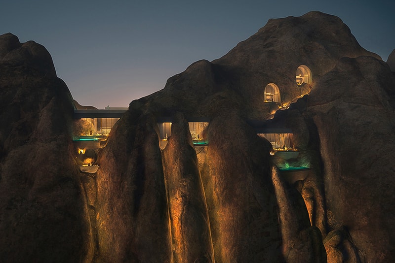 Oppenheim Architecture Saudi Arabia Desert Rock The Red Sea Project hotel homes resorts luxury travel mountains Luxigon