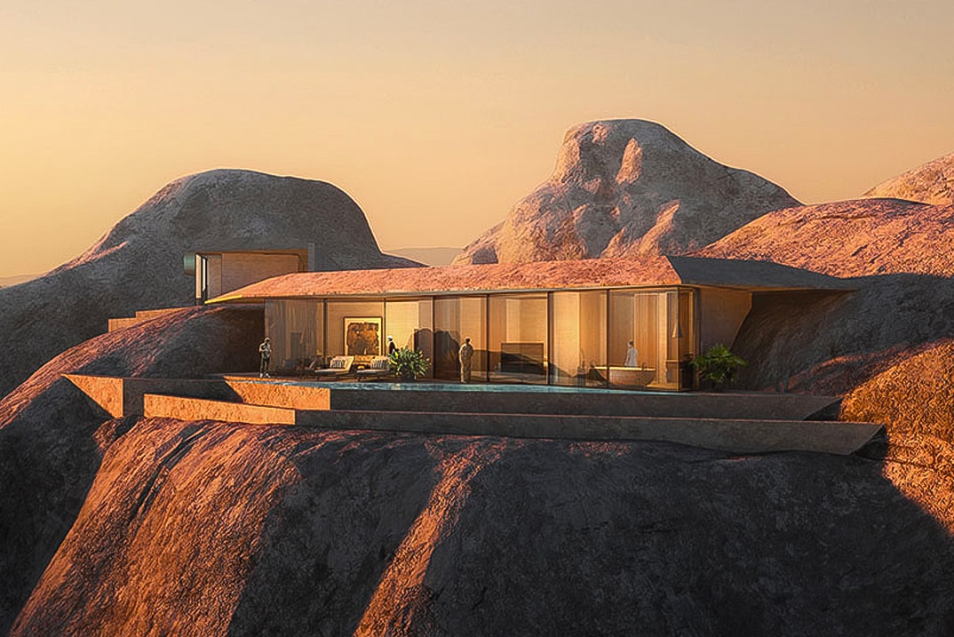 Oppenheim Architecture Saudi Arabia Desert Rock The Red Sea Project hotel homes resorts luxury travel mountains Luxigon