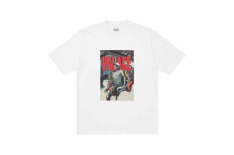 Palace Winter 2021 Tees T-Shirts Skateboarding Brand London Short Sleeve Longsleeves Graphics Prints 