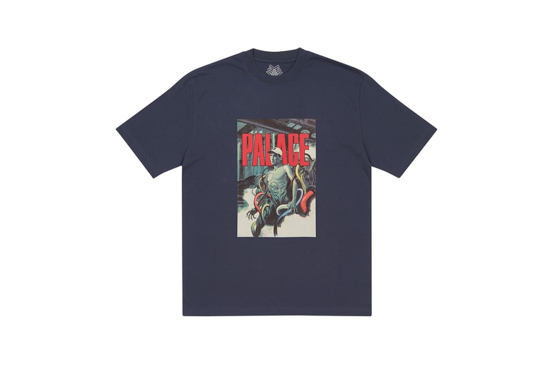 Palace Winter 2021 Tees T-Shirts Skateboarding Brand London Short Sleeve Longsleeves Graphics Prints 