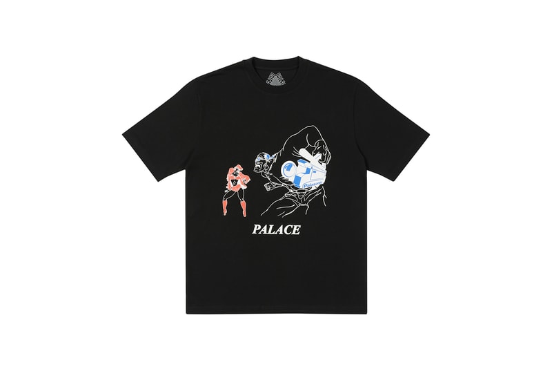 Palace Winter 2021 Tees T-Shirts Skateboarding Brand London Short Sleeve Longsleeves Graphics Prints 