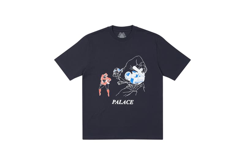 Palace Winter 2021 Tees T-Shirts Skateboarding Brand London Short Sleeve Longsleeves Graphics Prints 