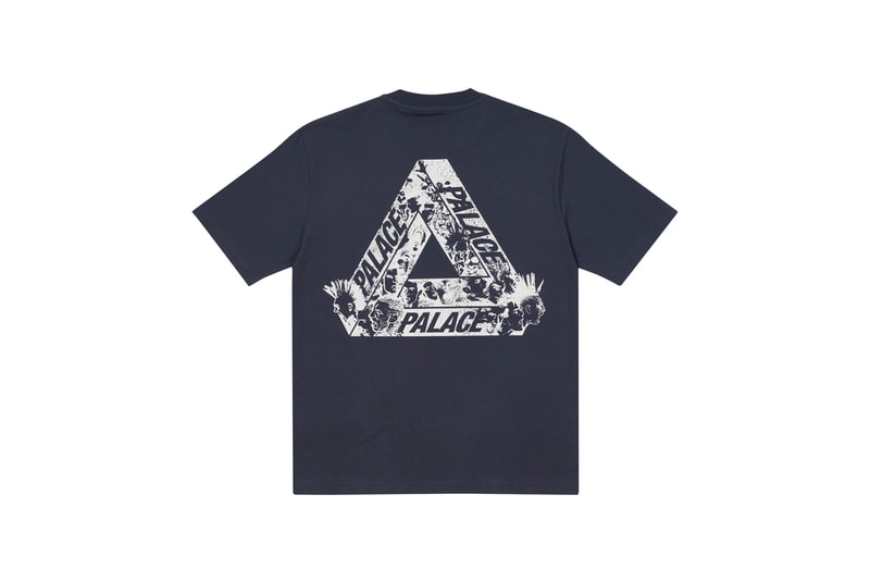 Palace Winter 2021 Tees T-Shirts Skateboarding Brand London Short Sleeve Longsleeves Graphics Prints 